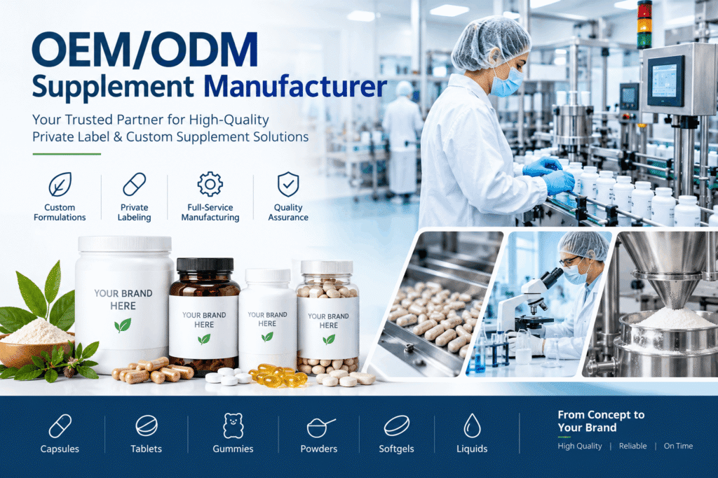 OEM/ODM Supplement Manufacturer