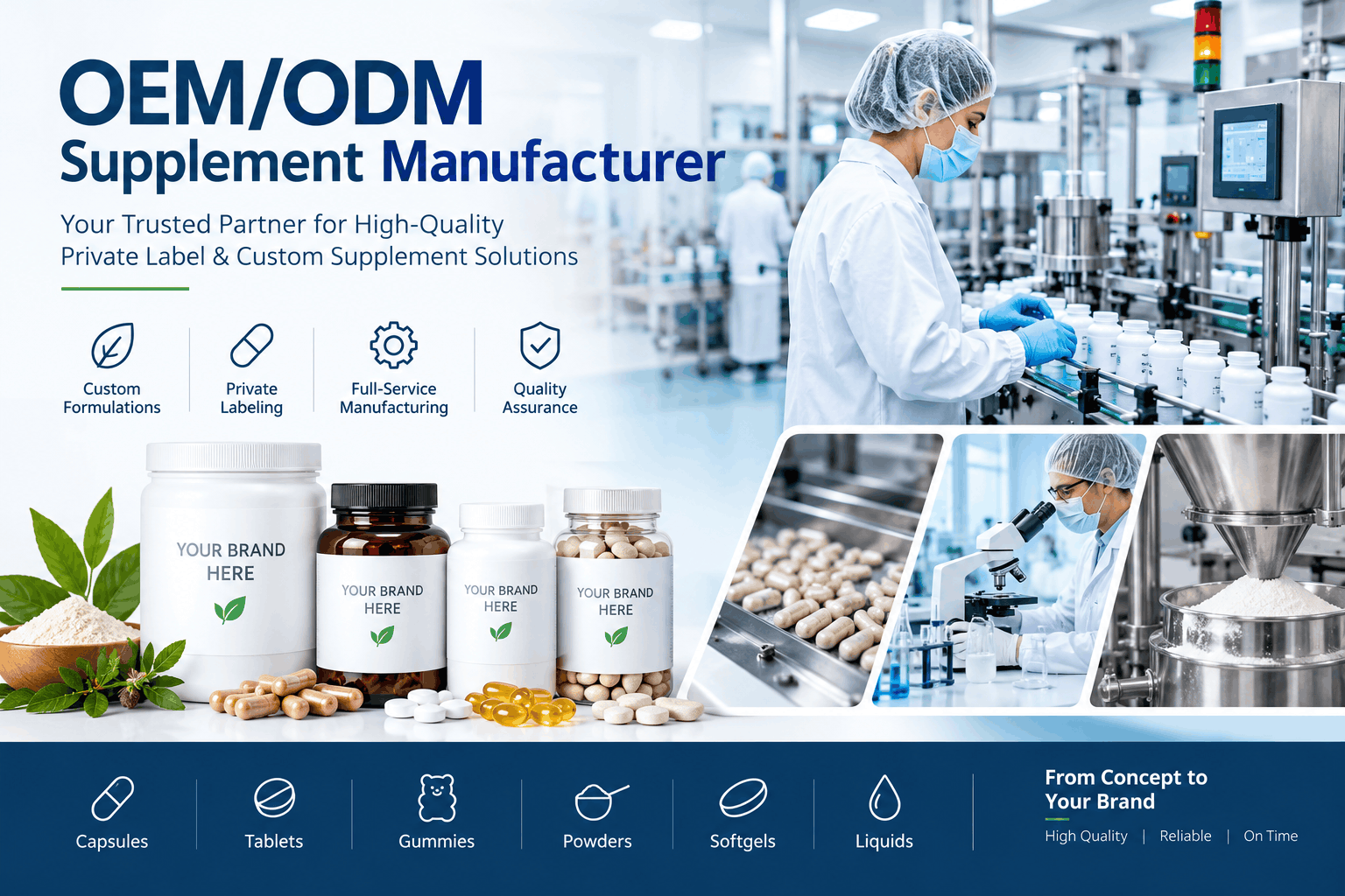 OEM/ODM Supplement Manufacturer